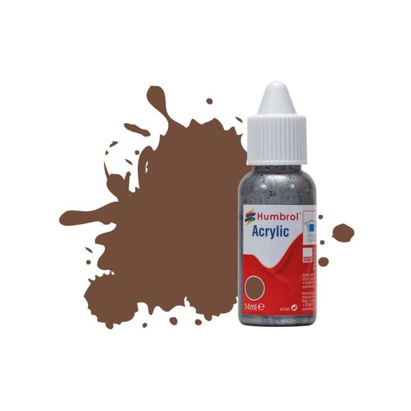 Humbrol Acrylic No 98 Chocolate Matt (14ml) DB0098