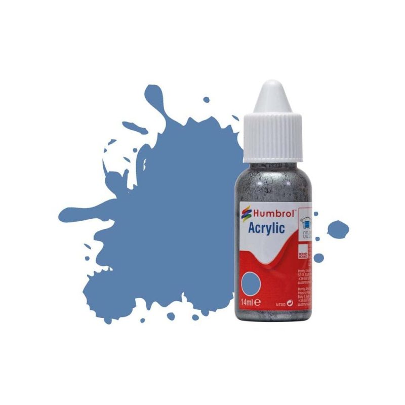 Humbrol Acrylic No 109 WWI Blue Matt (14ml) DB0109