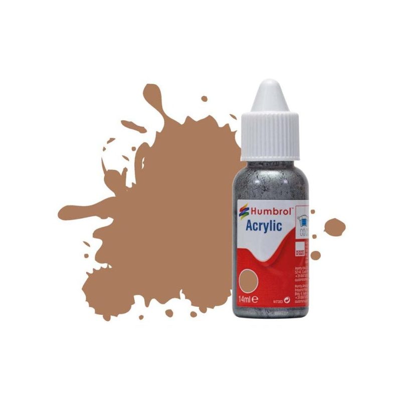 Humbrol Acrylic No 118 US Tan Matt (14ml) DB0118