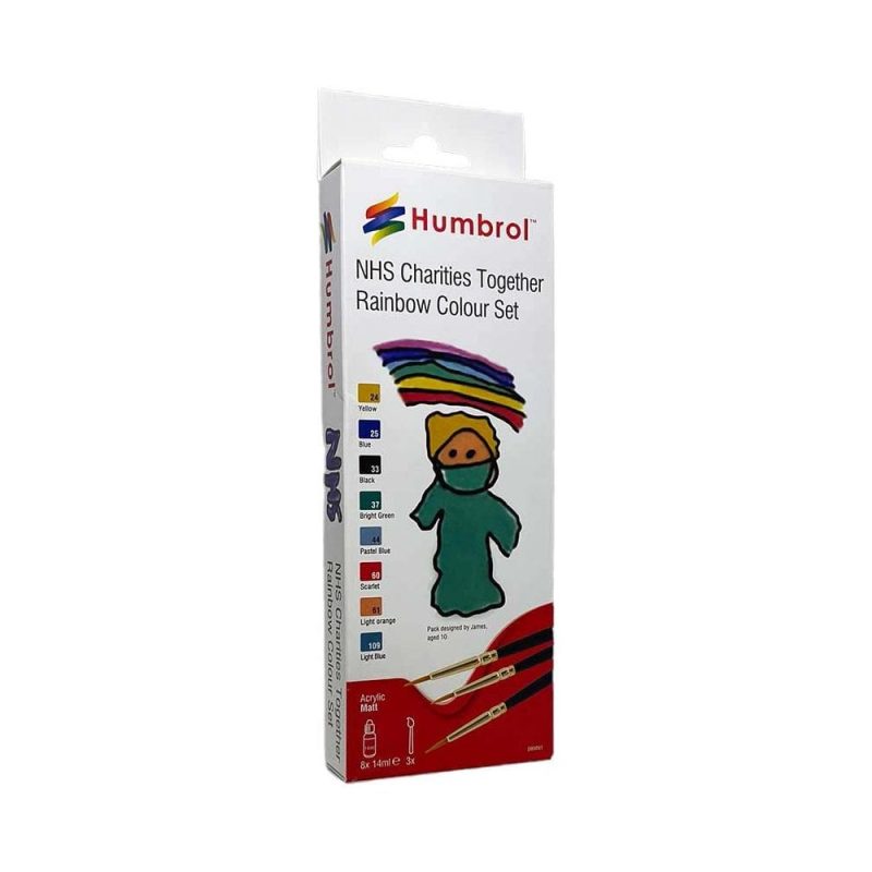 Humbrol NHS Charities Together Rainbow Colour Set DB9061