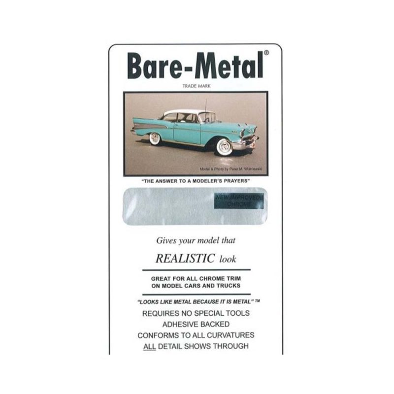 Bare Metal Chrome Foil Self-Adhesive (300x160mm) BMF01