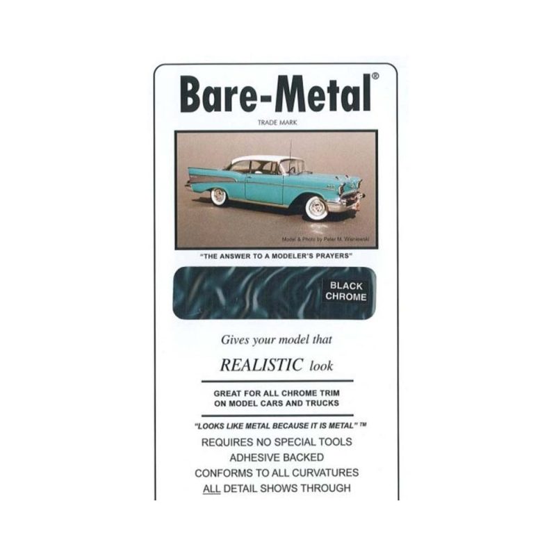 Bare Metal Black Chrome Foil (300x160mm) BMF07