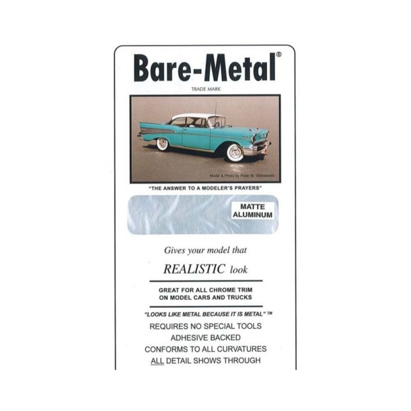 Bare Metal Matt Aluminium Foil (300x160mm) BMF11