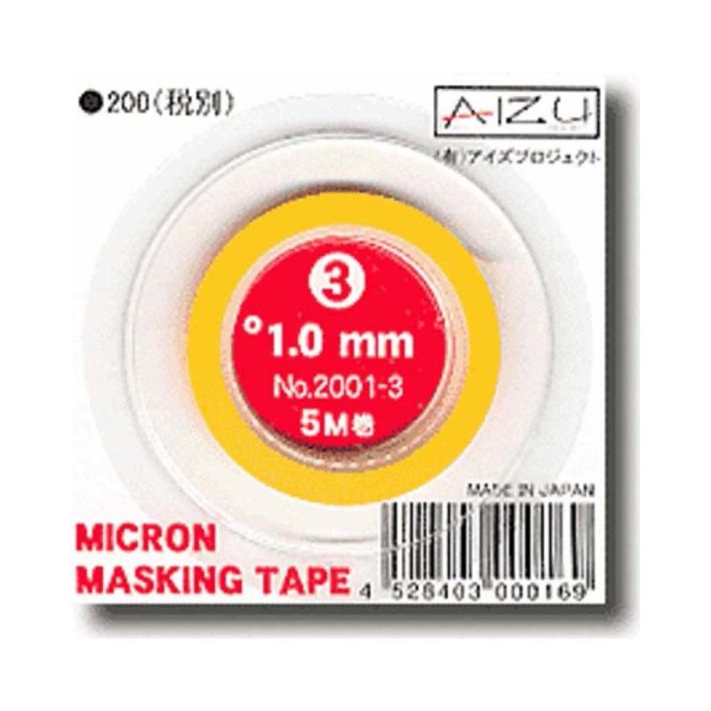 1.0mm x 5m Micron Masking Tape Aizu 2001-3