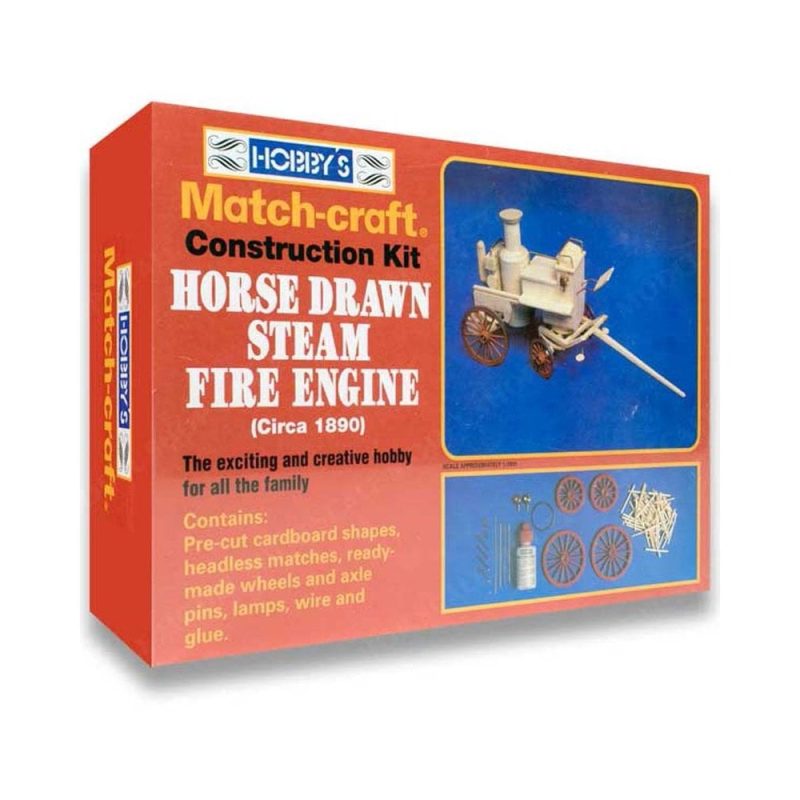 Matchcraft Fire Engine Horse Drawn (Matchstick Kit)