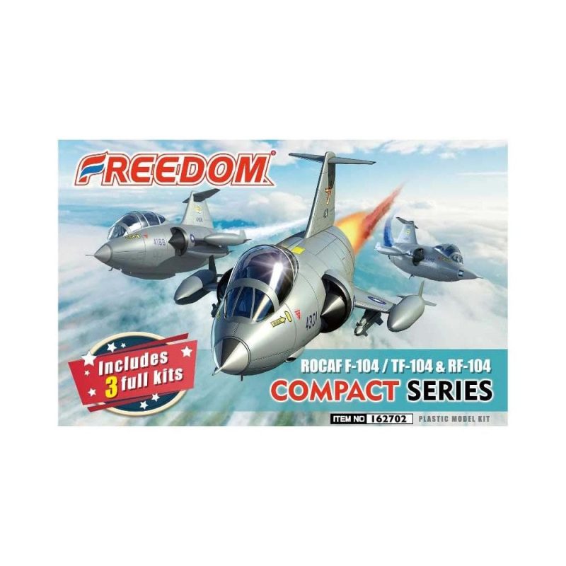 Lockheed F-104/TF-104/RF-104 (Compact Series) Freedom Models 162702