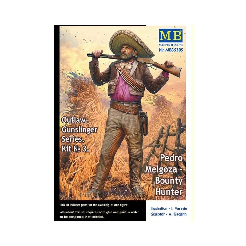 Master Box Gunslinger 3 Pedro Melgoza, Bounty Hunter (1/35) MB-35205