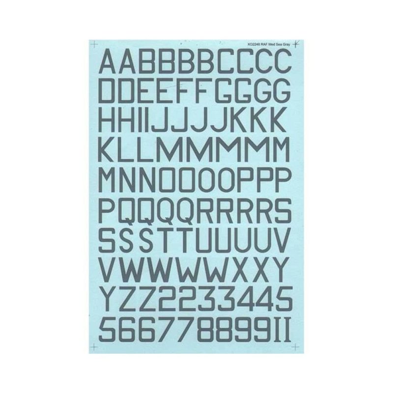 1/48 RAF Medium Sea Grey Letter & Numbers Xtradecal X48022