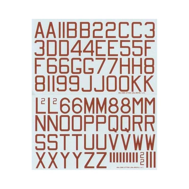 1/48 RAF WWII 48 Letters & Numbers Xtradecal X48048