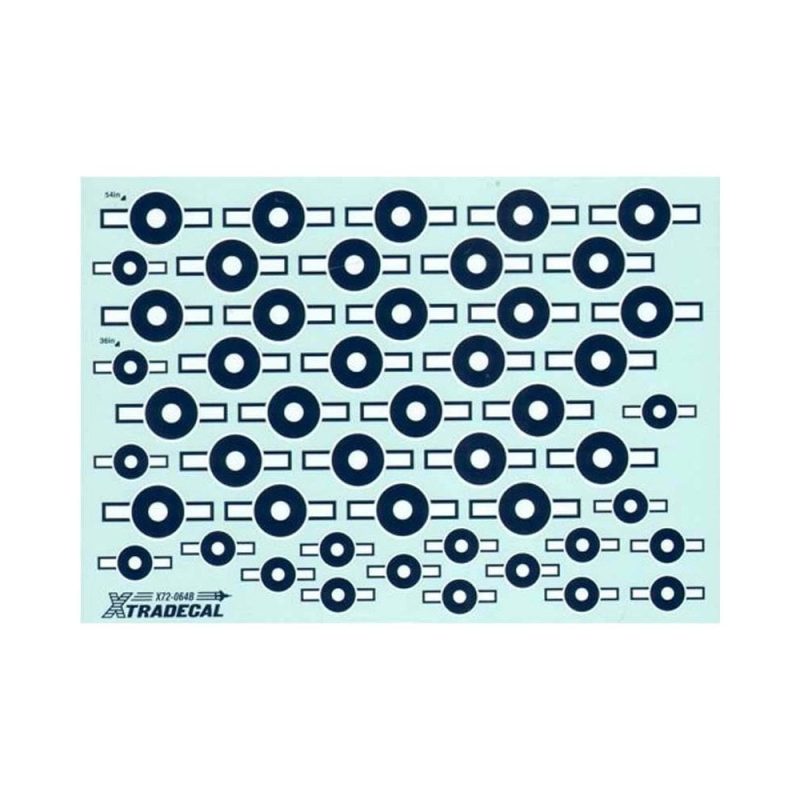 1/72 WWII British Pacific Fleet National Insignia/Roundels Xtradecal X72064