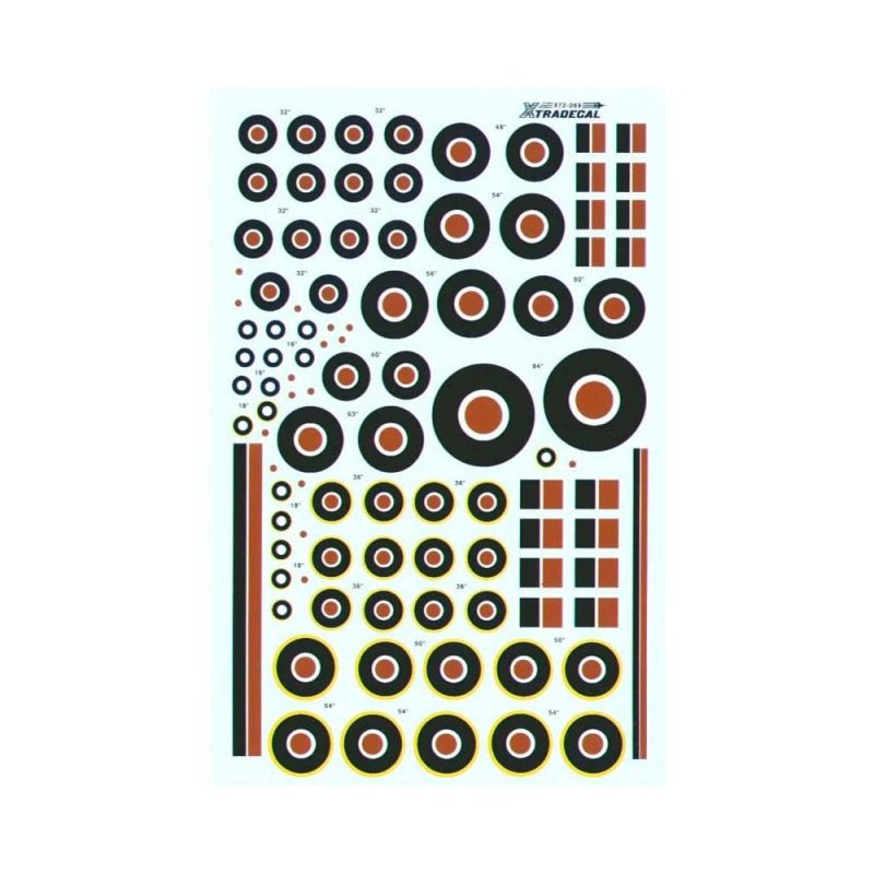 1/72 RAF National Insignia/Roundels WWII C Type Xtradecal X72069