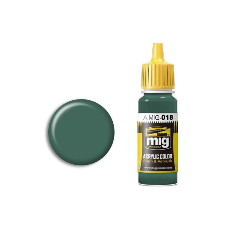 17ml Waffen SS Polizei Grun Ammo A.MIG-0018