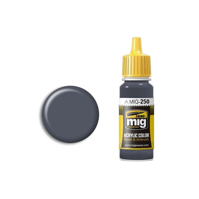 17ml Night Blue Grey Acrylic Paint Ammo A.MIG-0250
