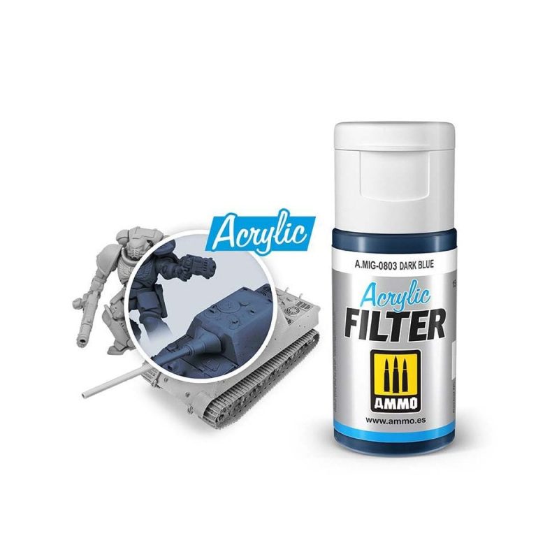 ACRYLIC FILTER Dark Blue Ammo A.MIG-0803