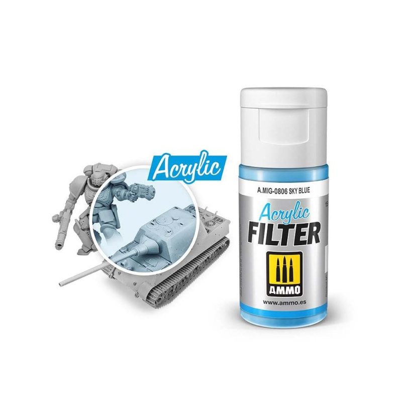 ACRYLIC FILTER Sky Blue Ammo A.MIG-0806