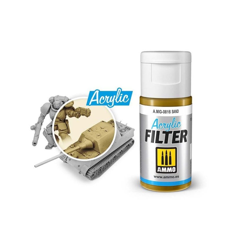 ACRYLIC FILTER Sand Ammo A.MIG-0816