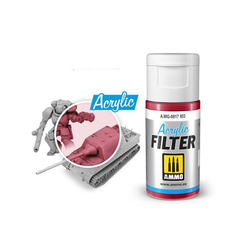 ACRYLIC FILTER Red Ammo A.MIG-0817