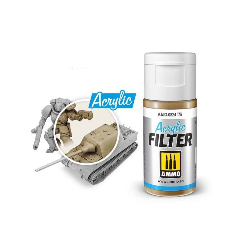 ACRYLIC FILTER Tan Ammo A.MIG-0824