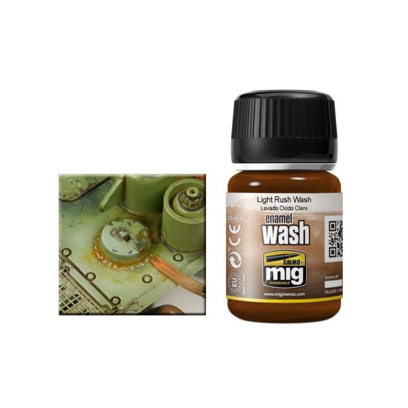 35ml Light Rust Wash Ammo A.MIG-1004