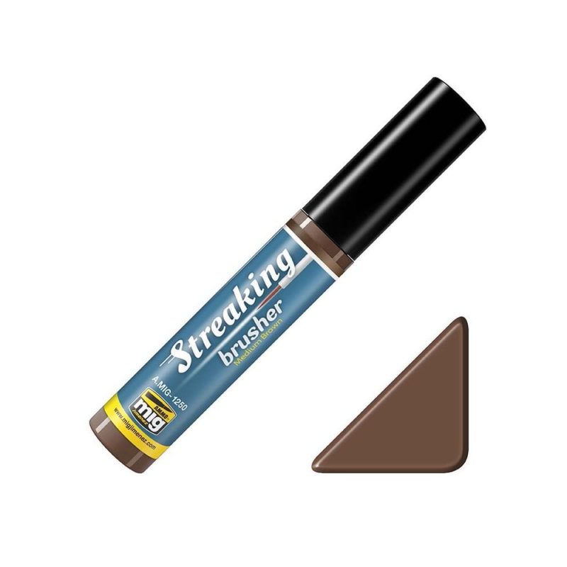 Medium Brown Streaking Brusher Ammo A.MIG-1250