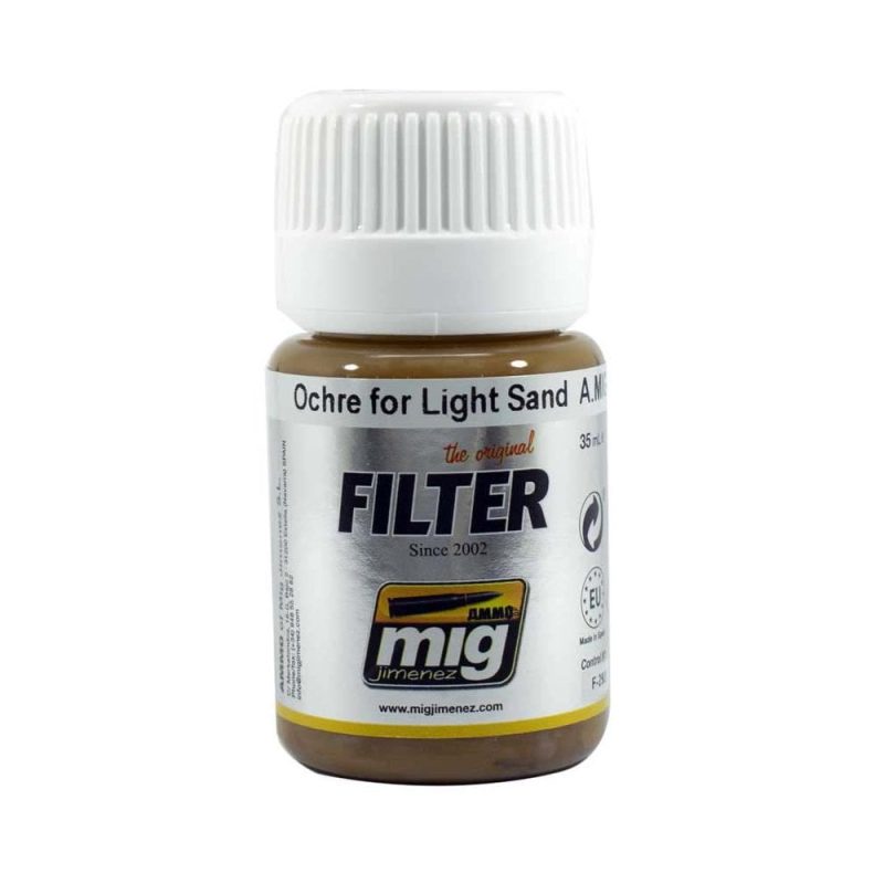 30ml Ochre For Light Sand Filter Ammo A.MIG-1503