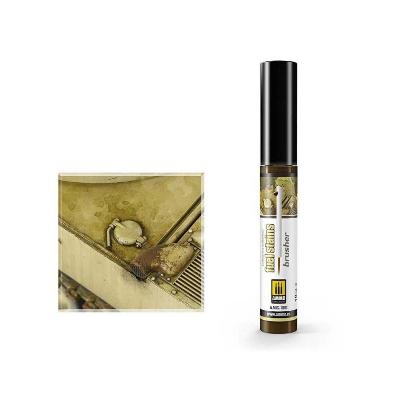 EFFECTS BRUSHER - Fuel Stains Ammo A.MIG-1801