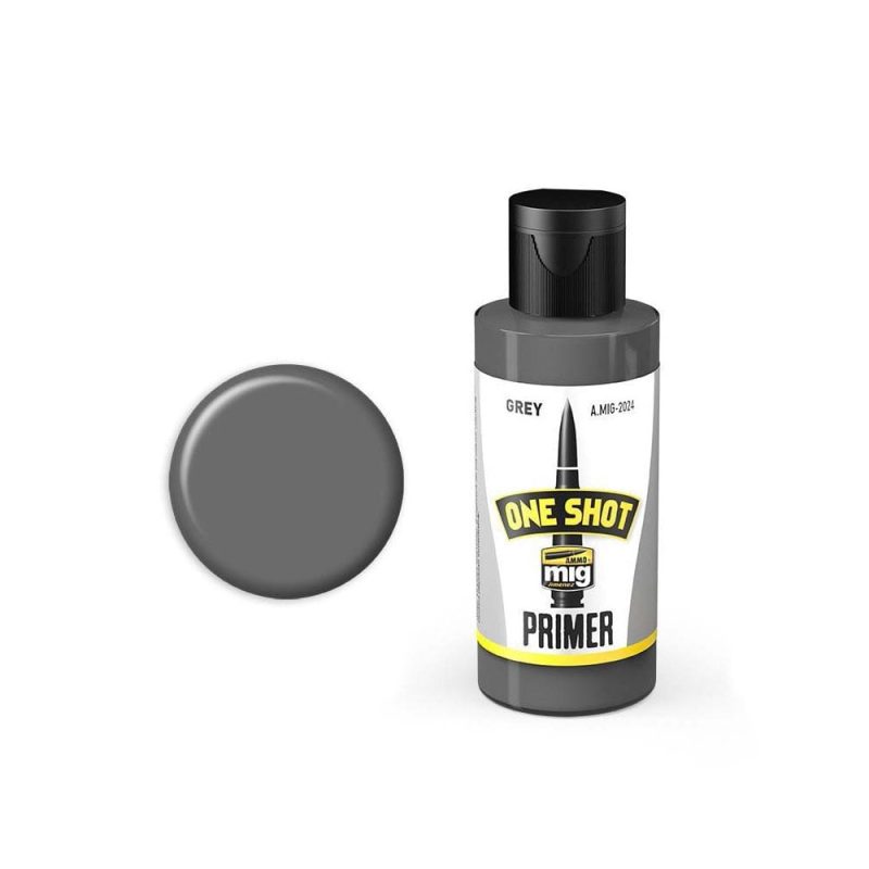60ml Grey One Shot Primer Ammo A.MIG-2024