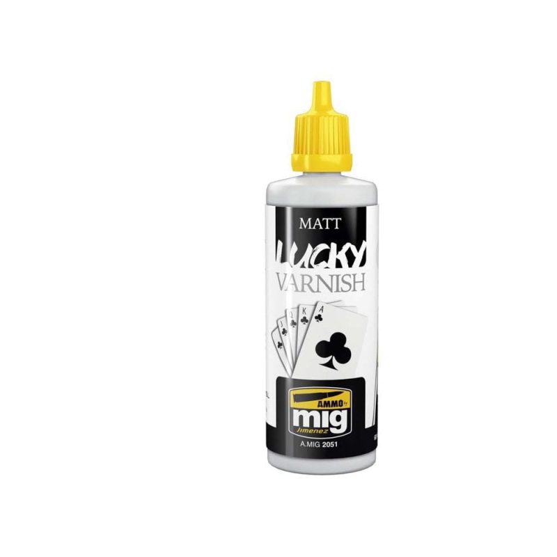 60ml Matt Lucky Varnish Ammo A.MIG-2051