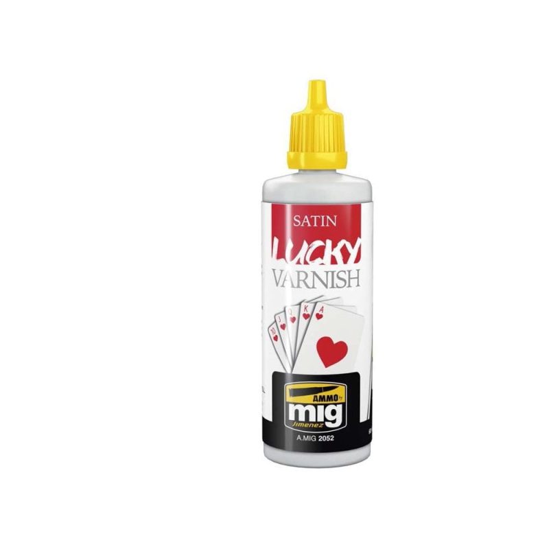 60ml Satin Lucky Varnish Ammo A.MIG-2052