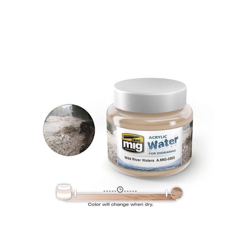 250ml Wild River Water - Acrylic Water Ammo A.MIG-2203