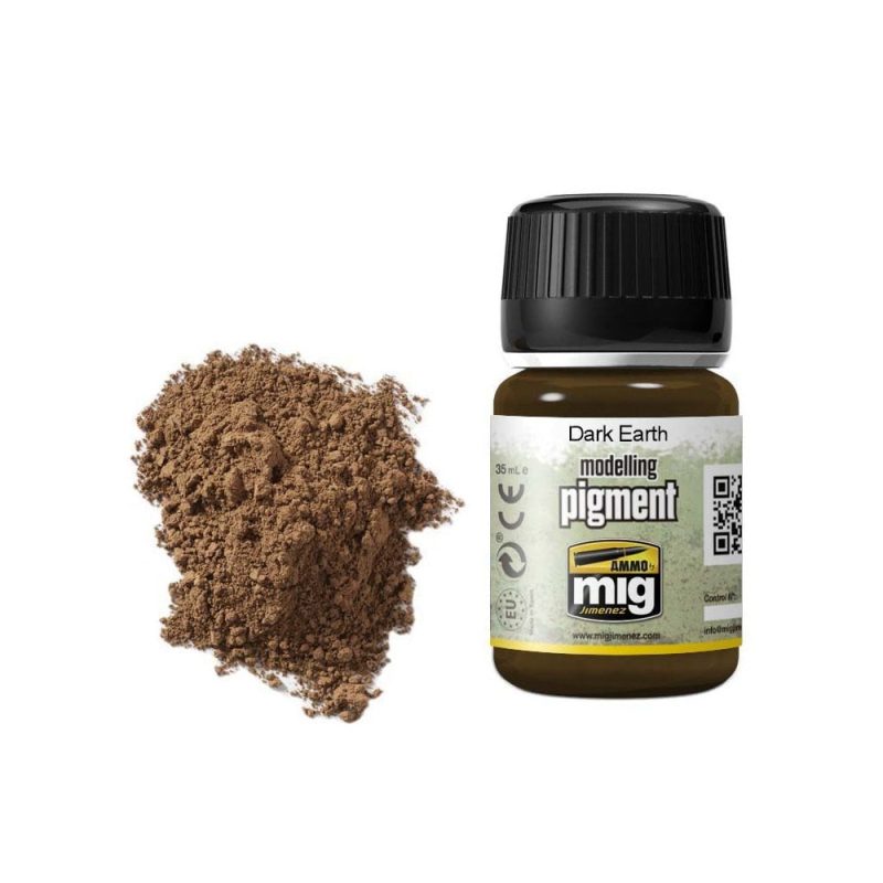 35ml Dark Earth Pigment Ammo A.MIG-3007