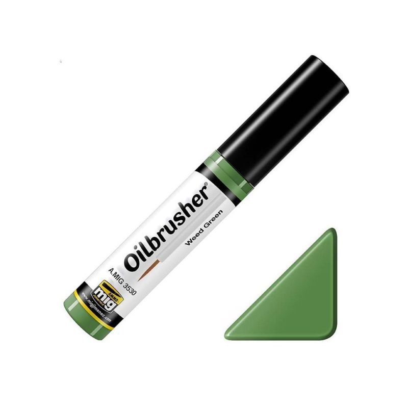Weed Green Oilbrusher Ammo A.MIG-3530