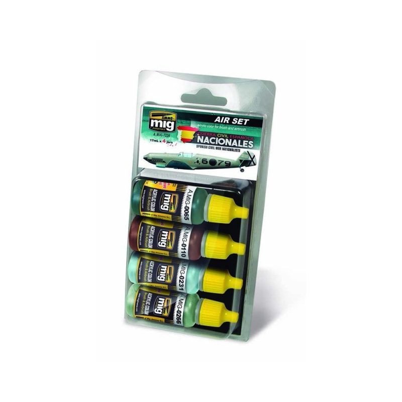 Spanish Civil War - Nationalists Aircrafts Set Ammo A.MIG-7226