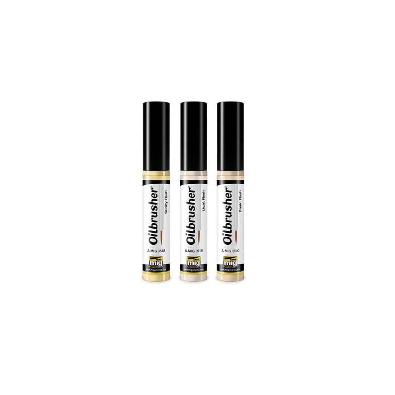 Oilbrusher Flesh Tones Set Ammo A.MIG-7500