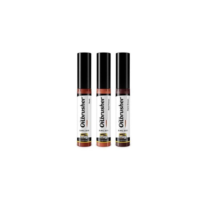 Oilbrusher Rust Tones Set Ammo A.MIG-7501