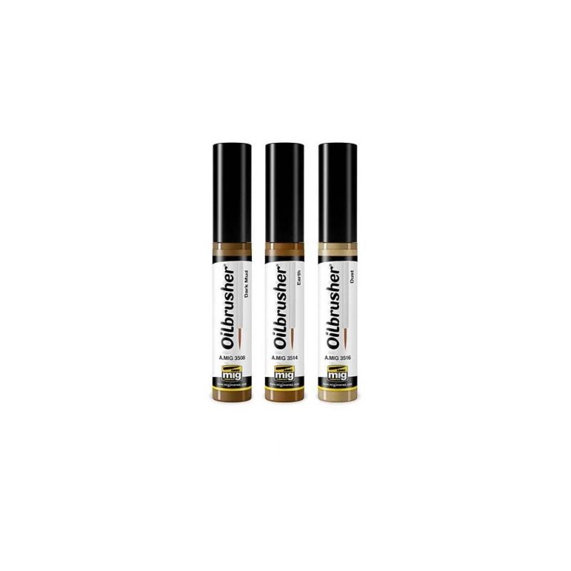 Oilbrusher Ground Colours Set Ammo A.MIG-7503