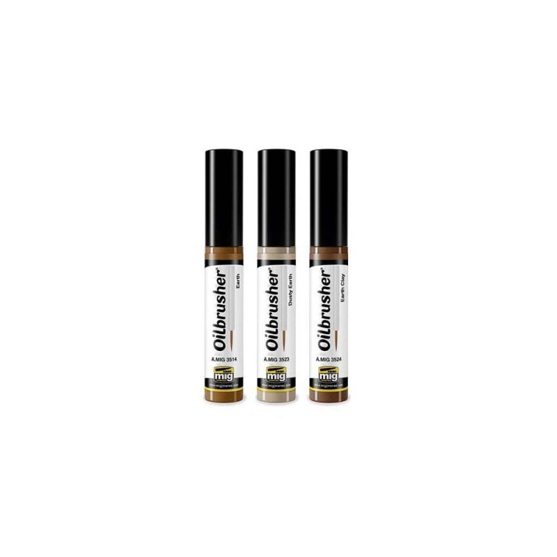 Oilbrusher Earth Colours Set Ammo A.MIG-7512