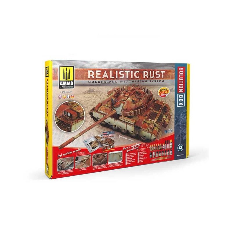Realistic Rust Solution Box Ammo Mig Jimenez AMIG7719