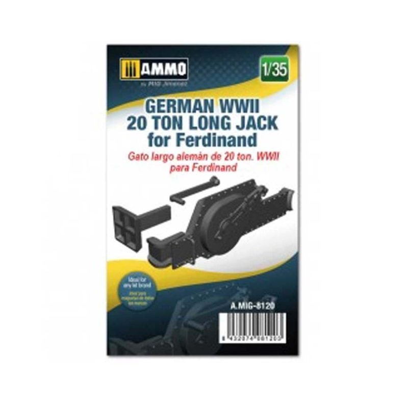 1/35 German WWII 20 ton Long Jack for Ferdinand Ammo A.MIG-8120
