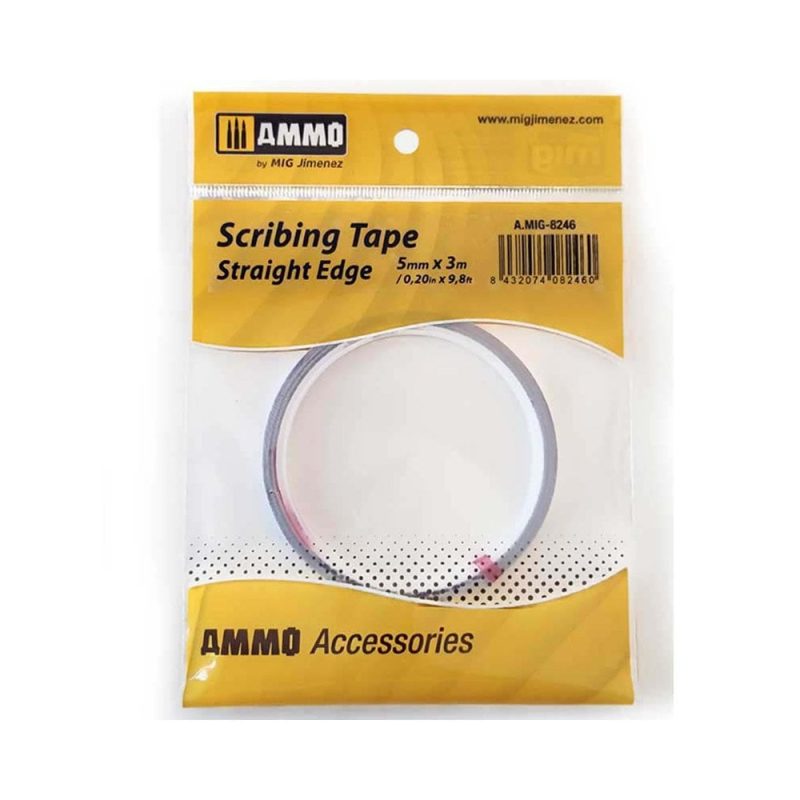 Scribing Tape - Straight Edge (5mm X 3m) Ammo A.MIG-8246