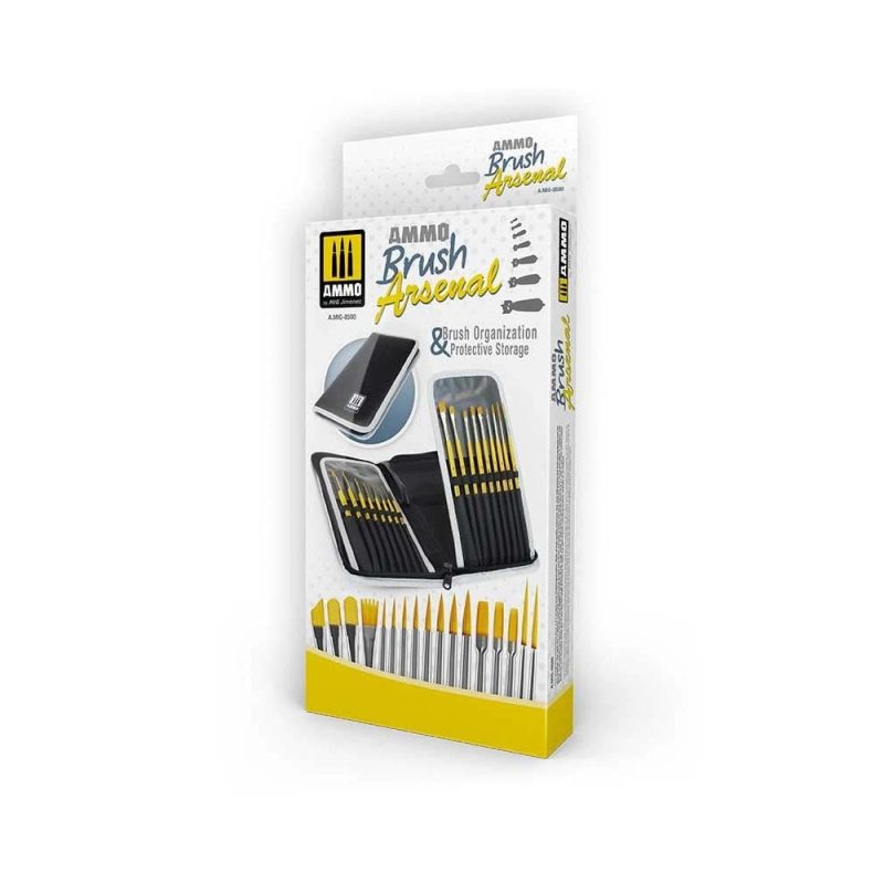 AMMO Brush Arsenal - Brush Organization & Protective Storage A.MIG-8580