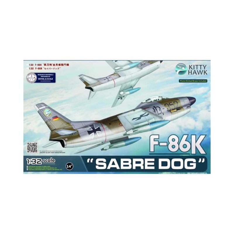 Kitty Hawk Models F-86K Sabre Dog (1/32) 32008