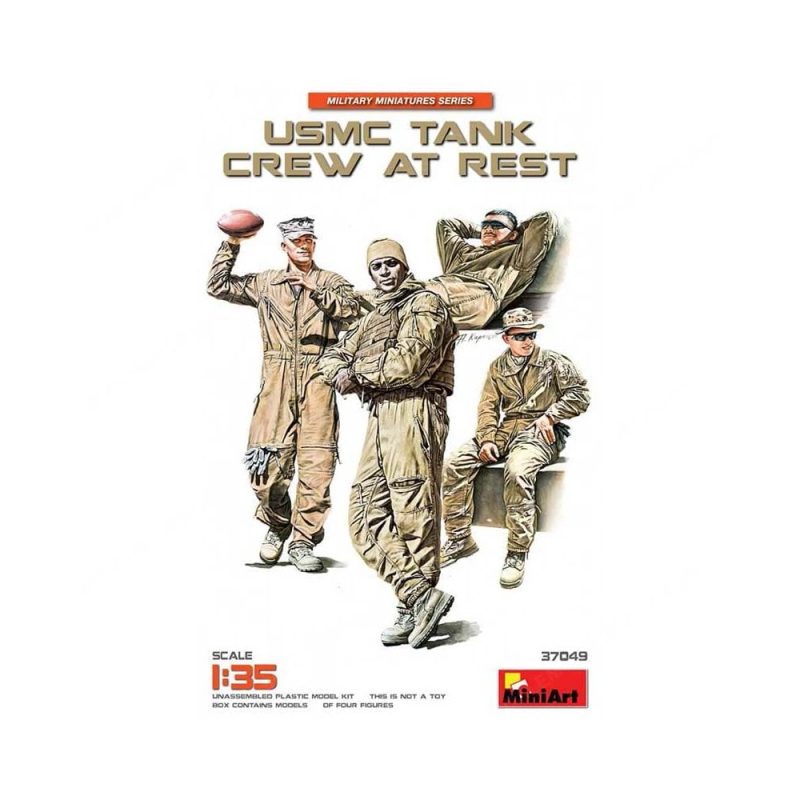Miniart USMC Tank Crew at Rest (1/35) 37049