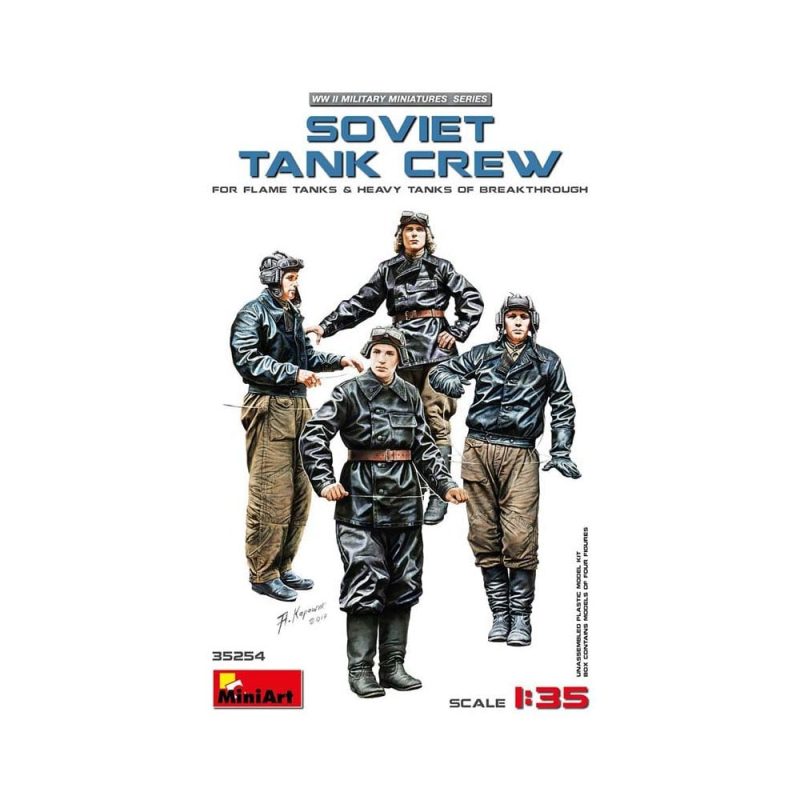 Miniart Soviet Tank Crew (Flame & Heavy Tanks) (1/35) 35254