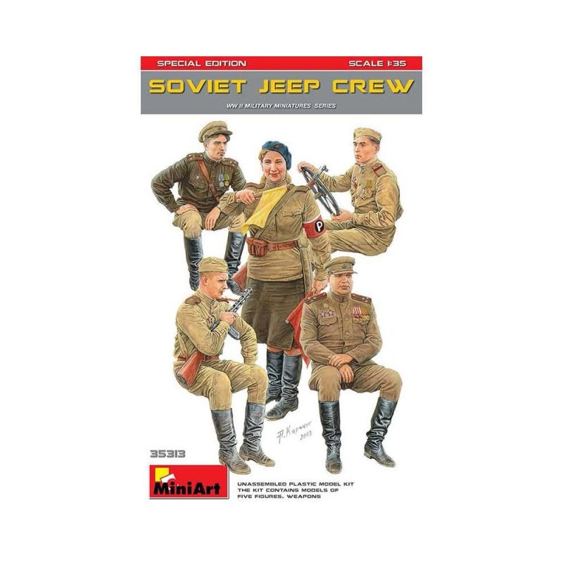Miniart Soviet Jeep Crew. Special Edition (1/35) 35313