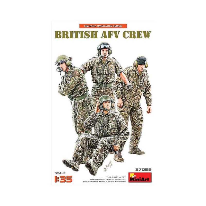 Miniart British AFV Crew (1/35) 37059