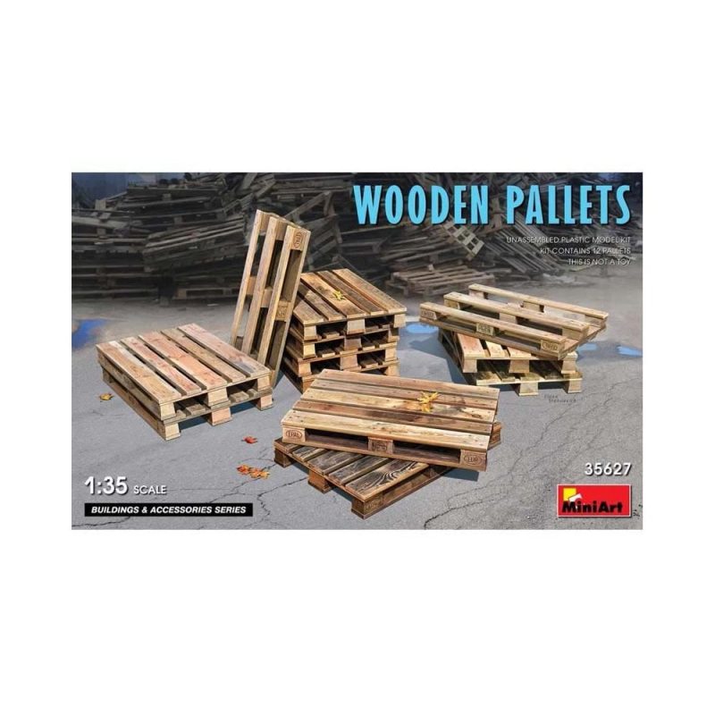 Miniart Wooden Pallets (1/35) 35627