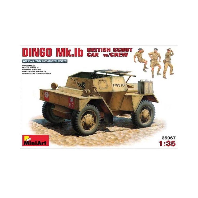 Miniart Dingo Mk.1b British Scout Car with (1/35) 35067
