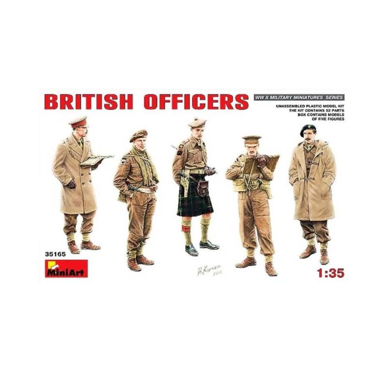Miniart British Officers (1/35) 35165