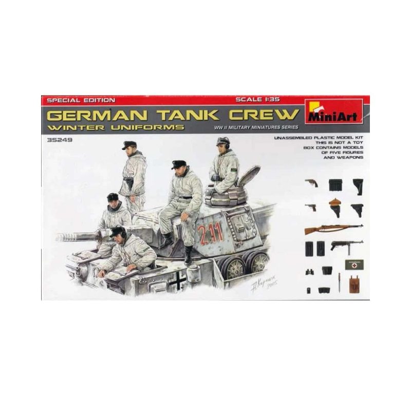 Miniart German Tank Crew Winter Special (1/35) 35249